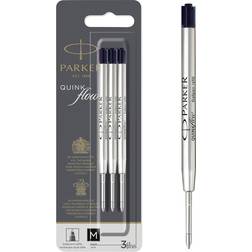 Parker QuinkFlow Balpen Vulling 3-pack