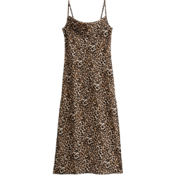 New Look Cowl Neck Maxi Beach Dress - Leopard Print