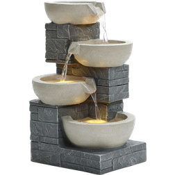 Charles Bentley 4 Tier Cascading Bowls Water Feature