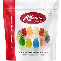 Albanese 12 Flavor Gummi Bears 36oz 1pack