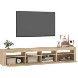 Metro Lane Adaleya Stand for TVs up to 88" TV Bench 210x40cm