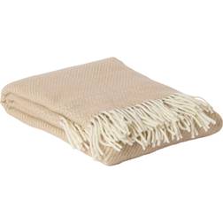 Klippan Ullpläd Zack Filtar 120 x 170 cm Beige Filt Beige (170x120cm)