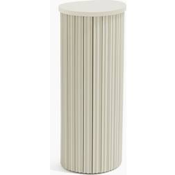 H&M Pidestall Beige Småbord 24x27cm