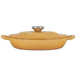 Le Creuset Signature Enameled Cast Iron Petal Braiser, 2.25Qt with lid 0.56 gal 10 "