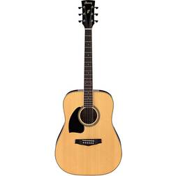 Ibanez Performance Series Pf15 Left-Handed Dreadnought Acoustic Guitar Natural