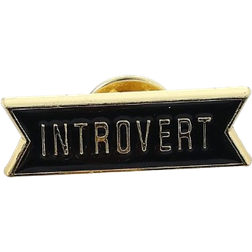Shein Pc Cute Introvert Sign Brooch Enamel Pin For Introvert Person
