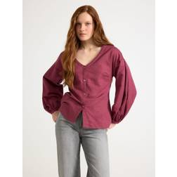 Lindex Blouse In Linen Blend