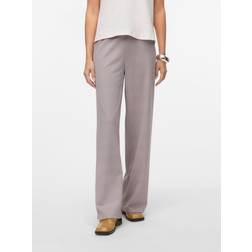 Vero Moda Medelhög Midja Byxor - Alloy