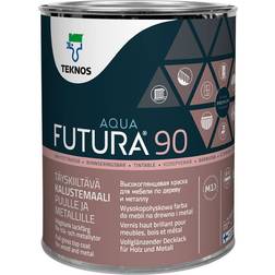 Teknos Futura Aqua 90 Träfärg Vit 0.9L