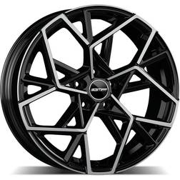GMP Alufelgen Citroen C3 16" Cartesio Black Diamond 6.5J