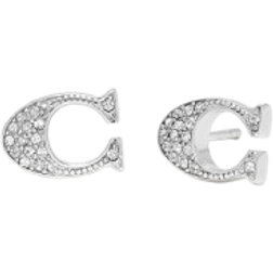 Coach Outlet Signature Stud Earrings Grey One