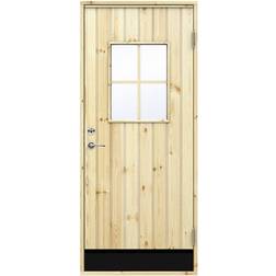 Swedoor Clever-line 10⁰ I30G Förrådsdörr Klarglas H (90x190cm)