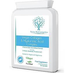Swiss Bioenergetics Vegan collagen & hyaluronic acid complex - 60 capsules