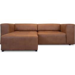 Ebuy24 Heaven Med Schäslong Höger Eller Vänster Cognacfärgad Läder Soffa 3-sits