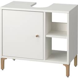 IKEA Tvättställsunderskåp Med Dörr Vit 60 x 55 x 32 cm
