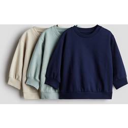 H&M Baby Sweatshirt I Bomuld - Blå