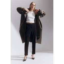 H&M Tapered Tailored Trousers - Black