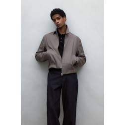 H&M Regular Fit Twill Jacket - Beige