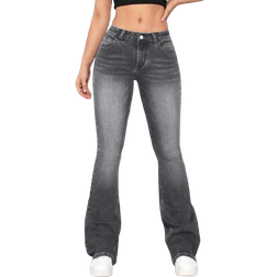 Shein Lässig Hose Mit Knöpfen - Damen
