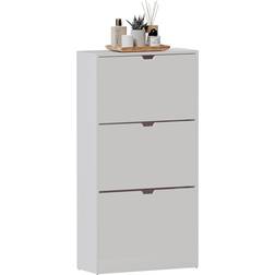 Vida Designs 3 Drawer Cabinet White Shoe Rack 60x115cm