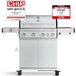 BURNHARD 4-Brenner Gasgrill Big FRED Deluxe Series 3
