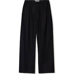 Bershka Rich Co-Ord Trouser - Black