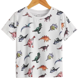 Shein Toddler Boys Dinosaur Print Tee