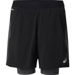 Asics Road 2N1 7in Short - Performance Black/Graphite Grey