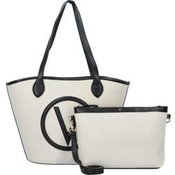 Valentino Covent Shopper Bag - Naturale/Nero