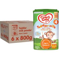 Cow & Gate 4 Toddler Baby Milk Powder Formula 800 g Pack of 6