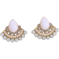 Shein Rhinestone Decor Stud Earrings