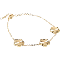 River Island Womens Gold Flower Bracelet One