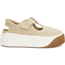 UGG Ez-Duzzit T-Strap Platform Flats - Mustard Seed