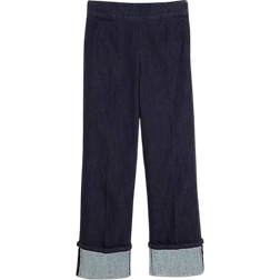 River Island Turn Up Slim Fit Jeans - Blue