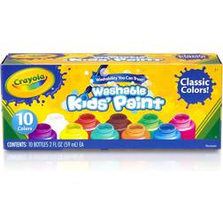 Crayola Washable Kids Paint 2oz 10/Pkg-Basics