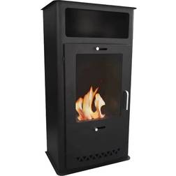 ScandiFlames Fristående kamin till bioetanol i svart Svart
