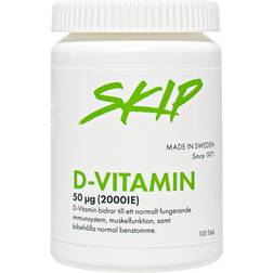 Skip Nutrition D-Vitamin tabletter 50 µg 100 100 st