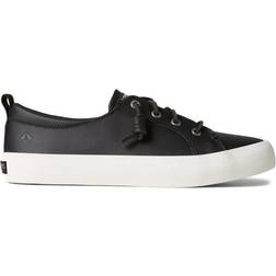 Sperry Women's Crest Vibe Leather Sneakers Black Black