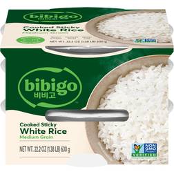 Bibigo Cooked Sticky White Rice Medium Grain 22.2oz 1pack