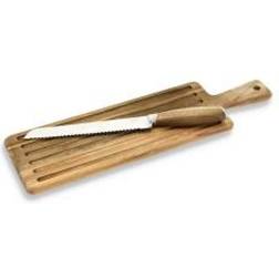 Holm Med Brødkniv 46 x 14 x 1.5 cm Skærebræt 46cm