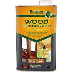 Barrettine Premier Wood Preserver 1L Light Brown