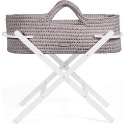 Ickle Bubba Nova Moses Basket White Stand