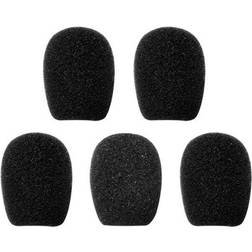 Sena 20s/smh10/smh5/smh3/sph10 Microphone Sponges 5 Units Micro Cap Black