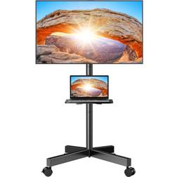 Perlegear Mobile TV Stand on Wheels for 23-60 inch LED