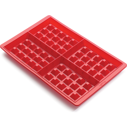 Lekue Lékué Silicone Waffle Red Chocolate Mould