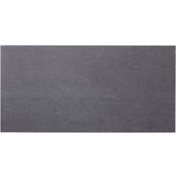 GoodHome Slate Anthracite Matt Flat Stone Effect Textured Porcelain Indoor Wall & Floor Tile Sample One Size