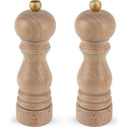 Peugeot Paris Salt- Og Peberkværnsæt Træ 18 cm Peberkværn, Saltkværn 2stk 18cm