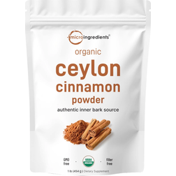 Micro Ingredients Organic Ceylon Cinnamon Powder 1 lb 16oz 1pack