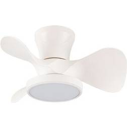 CristalRecord 20W Transparent Moll Retrac Ceiling Fan