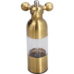Cosy@home Stainless Steel Salt and Pepper Grinder Manual Ceramic Grinding Core Portable Grinder for Kitchen Golden Pepper Mill, Salt Mill